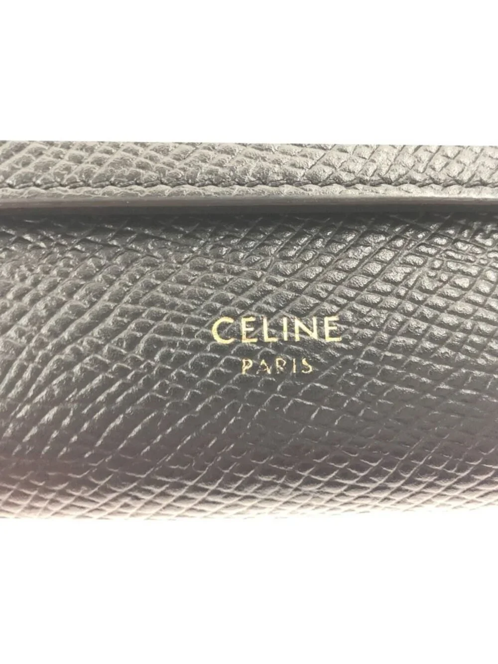 Celine Small Trifold Wallet Black